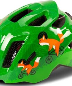 CUBE Fietshelm Fink - Kinderhelm - 11 Ventilatiegaten - SNAP 360 CUBE fit - X-Lock-montagesysteem - EPS In-Mould - 44-49 cm - XXS - Groen