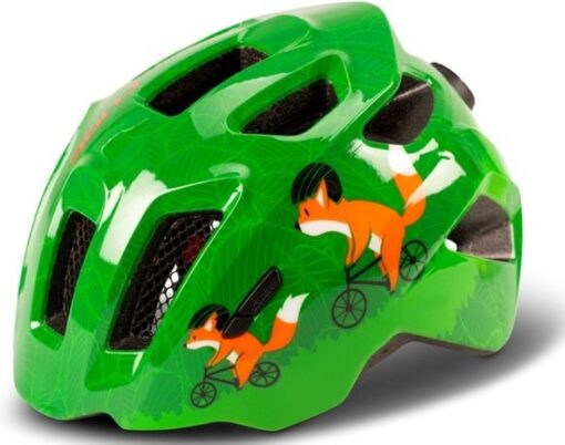 CUBE Fietshelm Fink - Kinderhelm - 11 Ventilatiegaten - SNAP 360 CUBE fit - X-Lock-montagesysteem - EPS In-Mould - 44-49 cm - XXS - Groen