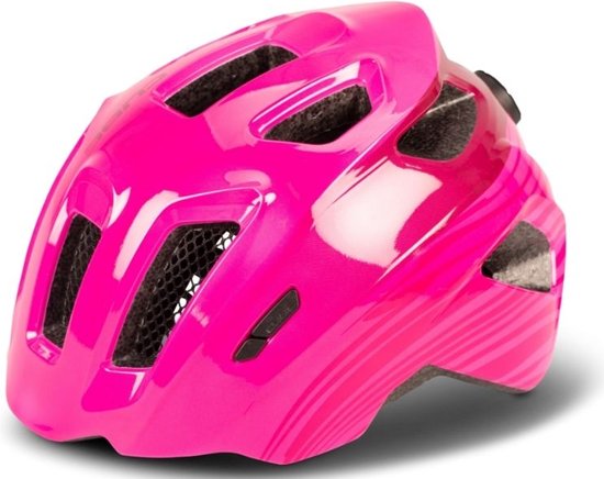 CUBE Fietshelm Fink - Kinderhelm - 11 Ventilatiegaten - SNAP 360 CUBE fit - X-Lock-montagesysteem - EPS In-Mould - 44-49 cm - XXS - Roze