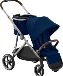 Cybex Gazelle S Kinderwagen - Taupe Frame - Navy Blue