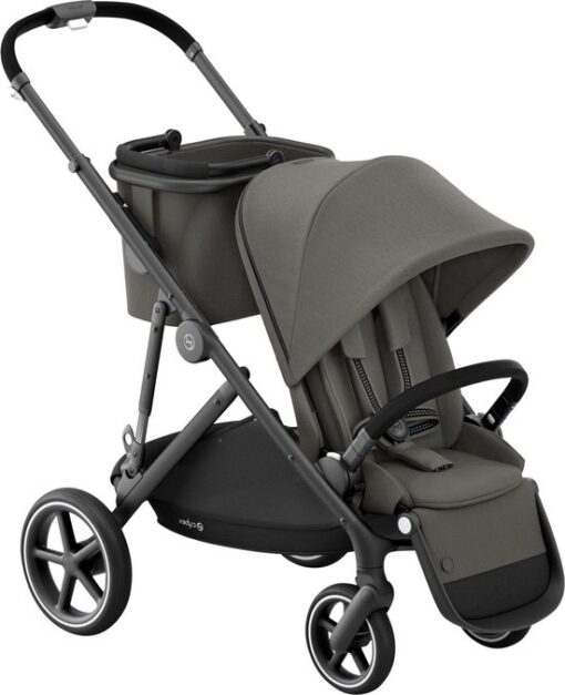 Cybex Gazelle S Kinderwagen - Zwart Frame - Soho Grey