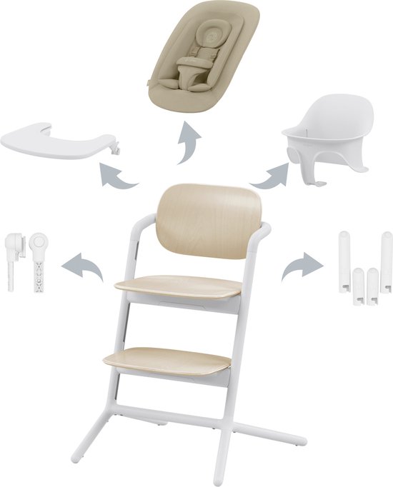 Cybex Lemo 4-in-1 Set Sand White - White