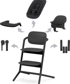 Cybex Lemo Kinderstoel 4-in-1 Set - Stunning Black