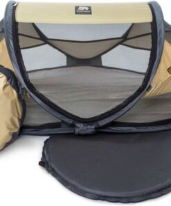 Deryan Baby Luxe Campingbedje – Inclusief zelfopblaasbare matras - Goud