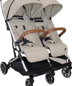 Deryan Kooper X2 Dubbele Buggy - Beige - Duo Buggy