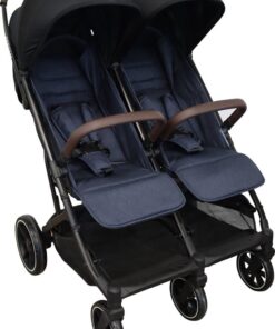 Deryan Luxe Rolo X2 XL Dubbele Buggy - Duo Buggy - Donkerblauw