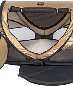 Deryan Peuter Luxe - Campingbedje – Inclusief zelfopblaasbare matras - Goud