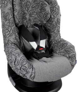 Dooky Seat Cover Groep 1 - Autostoel hoes - Grey Leaves