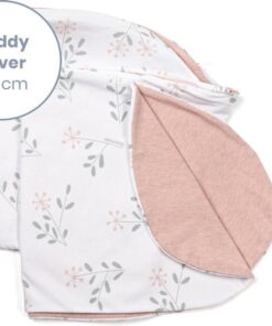 Doomoo Buddy Cover - Hoes voor Voedingskussen Buddy - Biologisch Katoen - 180 cm - Spring Pink