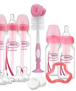 Dr. Brown's Options+ Anti-colic | Giftset Standaardfles roze