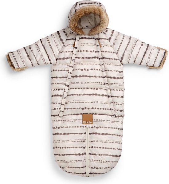 Elodie Baby Overall - Baby Voetenzak - Voetenzak autostoel- Tidemark Drops - 0-6 maanden