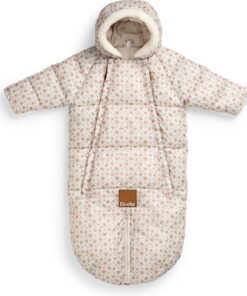 Elodie Baby Overall - Skipak Baby - Baby Voetenzak - Voetenzak autostoel - Autumn Rose - 6/12 maanden