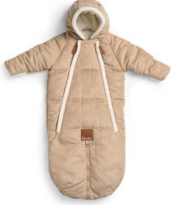 Elodie Baby Overall - Skipak Baby - Baby Voetenzak - Voetenzak autostoel - Alcantara - 6/12 maanden