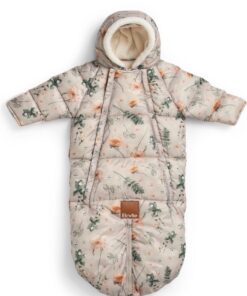 Elodie Baby Overall - Skipak Baby - Baby Voetenzak - Voetenzak autostoel - Meadow Blossom - 6 /12 maanden