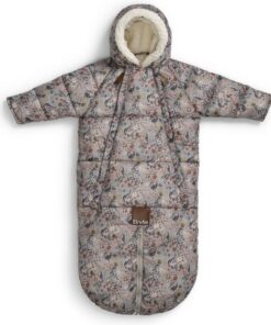 Elodie Baby Overall - Skipak Baby - Baby Voetenzak - Voetenzak autostoel -Vintage Flower - 6-12m