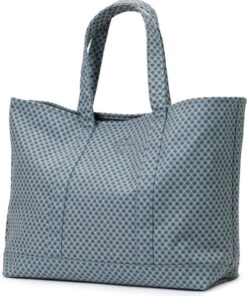 Elodie Canvas Tote luiertas - Luiertas verzorgingstas - Luiertassen - Turquoise Nouveau