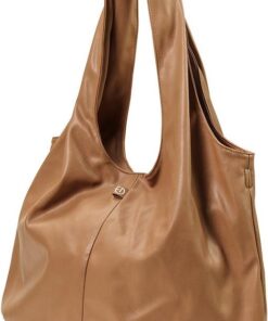 Elodie Soft Draped Tote luiertas - Luiertas verzorgingstas - Luiertassen - Terracotta