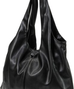 Elodie Soft Draped Tote luiertas - Luiertas verzorgingstas - Luiertassen -Black