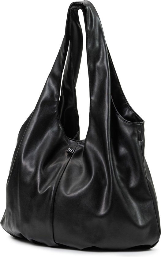 Elodie Soft Draped Tote luiertas - Luiertas verzorgingstas - Luiertassen -Black