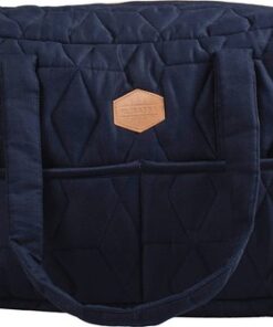 Filibabba Luiertas - Mommy Bag - In Zachte Quiltstof - 30x45x15 cm - Dark Blue