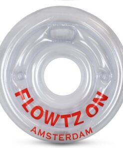 Flowtz On - Grote zwemband - Opblaasband - 180 cm - Bekerhouders - Groot - Doorzichtig - Pool float - Zomer - Strand - Zwembad