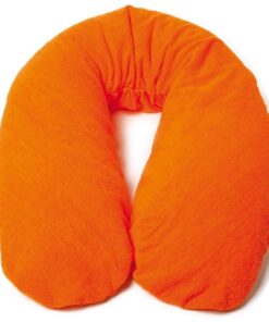 Form Fix XL Voedingskussenhoes - Body Pillow Kussensloop - Zwangerschapskussen hoes - Zijslaapkussen hoes - Badstof/Katoen Hoes - Oranje