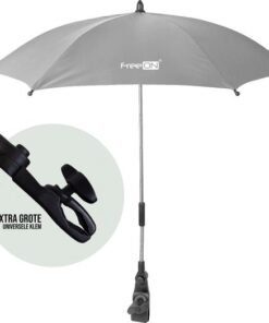 FreeON universele Parasol voor buggy, kinderwagen of wandelwagen - LichtGrijs