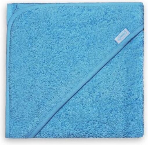 Funnies badcape blauw | omslagdoek – BLAUW | 80x80 cm | 100% katoen | Funnies