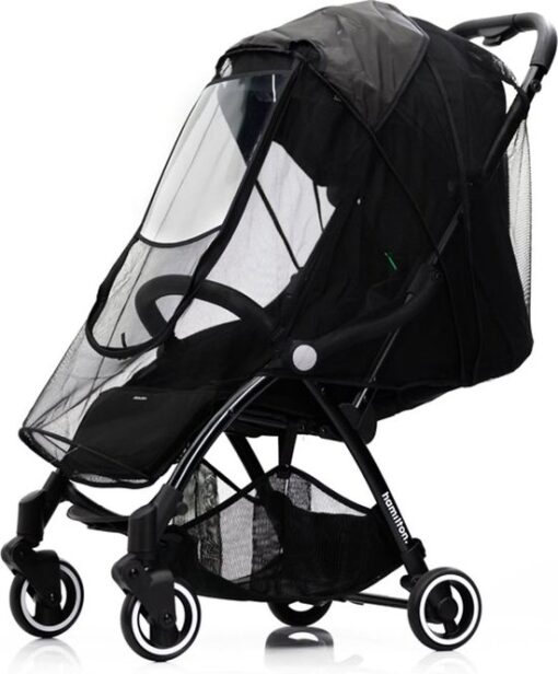 Hamilton by Yoop Premium Buggy Muggennet – Met transparant kijkvenster – Kinderwagen Klamboe – Anti- Wespen, Muggen en Vliegennet