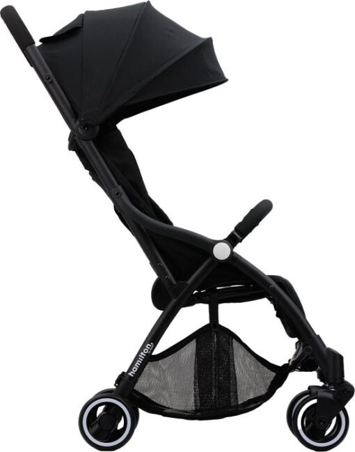 Hamilton by Yoop S1 Plus Buggy – MagicFold™ Technologie – Tot 22 kg – Wandelwagen – Plooibuggy – Inklapbaar – Verstelbare en Wendbare Kinderwagen – Zwart