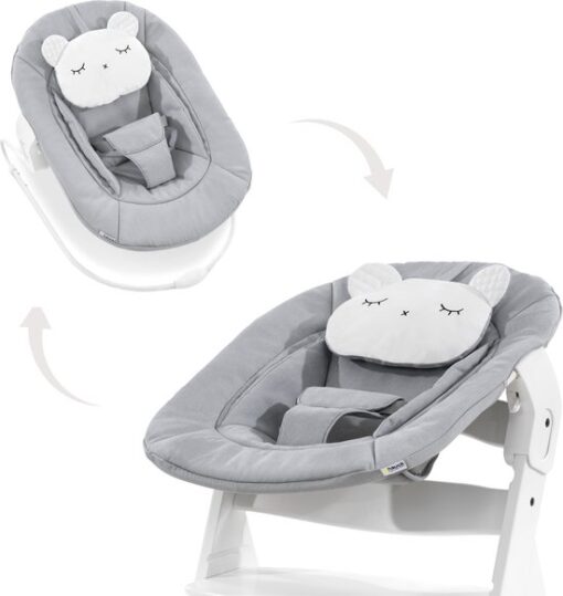 Hauck Alpha Bouncer 2 in 1 - Wipstoel - Pastel Bear - Light Grey