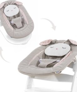 Hauck Alpha Bouncer 2 in 1 - Wiptoel - Powder Bunny - Beige Bloom