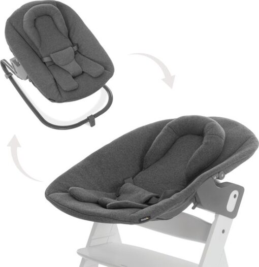 Hauck Alpha Bouncer Premium - Wipstoel - Jersey Charcoal