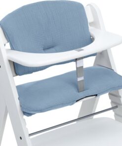 Hauck Alpha+ Highchair Pad - kinderstoel kussen - Dusty Blue