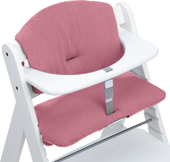 Hauck Alpha+ Highchair Pad Berry zitkussen voor houten kinderstoel