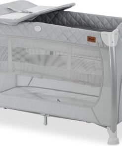 Hauck Combi Reisbedset Play N Relax Center, 120 x 60 cm, Grijs