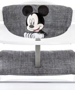 Hauck Highchair Pad Deluxe - kinderstoel kussen - Mickey grey