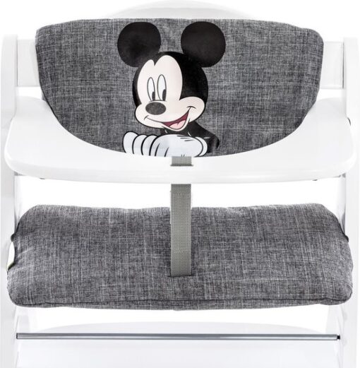 Hauck Highchair Pad Deluxe - kinderstoel kussen - Mickey grey