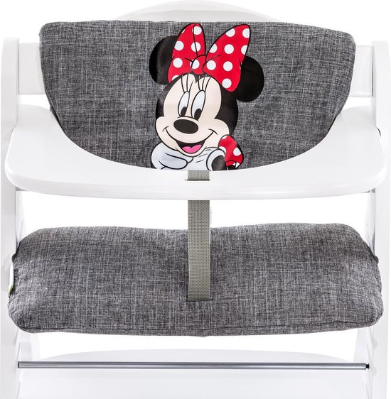 Hauck Highchair Pad Deluxe - kinderstoel kussen - Minnie grey