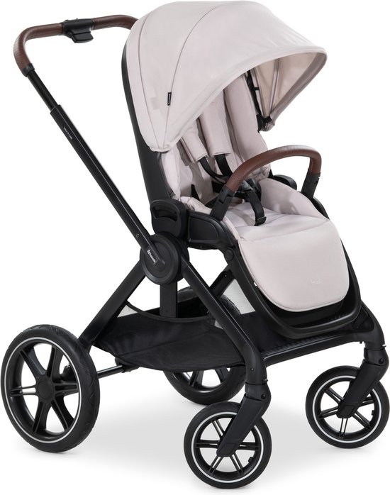 hauck Premium-buggy met beendekje Walk N Care, in hoogte verstelbare zitting en telescoopstang, beige