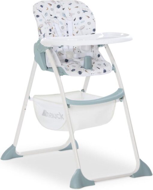 Hauck Sit N Fold Kinderstoel - Wit met blauw