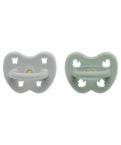 Hevea Orthodontische Fopspeen - 3-36 Mnd - 2 Stuks - Gorgeous Grey / Sage