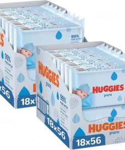 Huggies - Pure - Billendoekjes - 2016 babydoekjes - 36 x 56