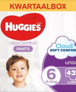 Huggies Luierbroekjes - maat 6 (15 tot 25 kg) - Ultra Comfort - unisex - 432 stuks (16x27)- Maandbox