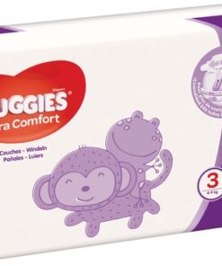 Huggies luiers - Maat 3 (4 tot 9 kg) - 336 stuks (6x56) - Voordeelverpakking