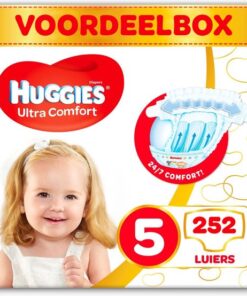 Huggies luiers - Maat 5 (11 tot 25 kg) - 252 stuks (6x42) - Voordeelverpakking