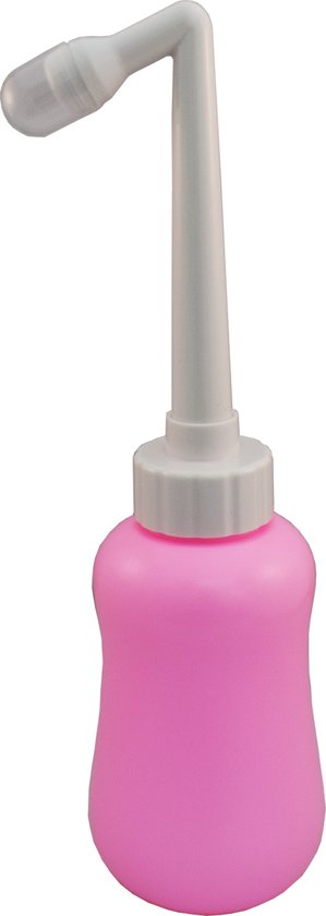 JMT-one - Mobiele Bidet Handdouche - 350ml - Roze - Draagbare bidet - Vakantie / Zomer Tip - Portable Bidet - Peri Bottle - Postpartum - Peri Fles