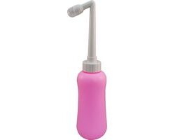 JMT-one - Mobiele Bidet Handdouche - 450ml - Roze - Draagbare bidet - Vakantie Tip - Portable Bidet - Peri Bottle - Postpartum - Peri Fles