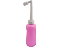 JMT-one - Mobiele Bidet Handdouche - 450ml - Roze - Draagbare bidet - Vakantie Tip - Portable Bidet - Peri Bottle - Postpartum - Peri Fles