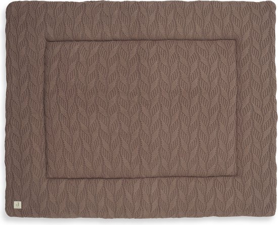 Jollein - Boxkleed (Chestnut) - Spring Knit - Katoen - Speelkleed Baby - 80x100cm